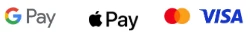 Google Pay, Apple Pay, karty Mastercard i Visa